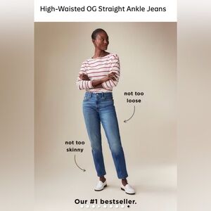 Old Navy Women’s High Rise OG Straight Ankle Jeans